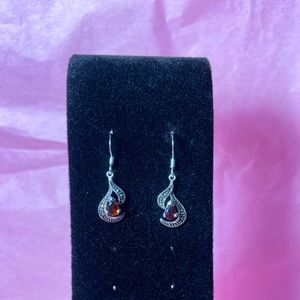 Garnet earrings